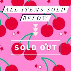 All items sold from this point on 👇🏻